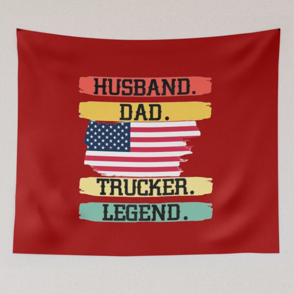 Item preview, Husband Dad Trucker Legend designed and sold by HomeFeeling.