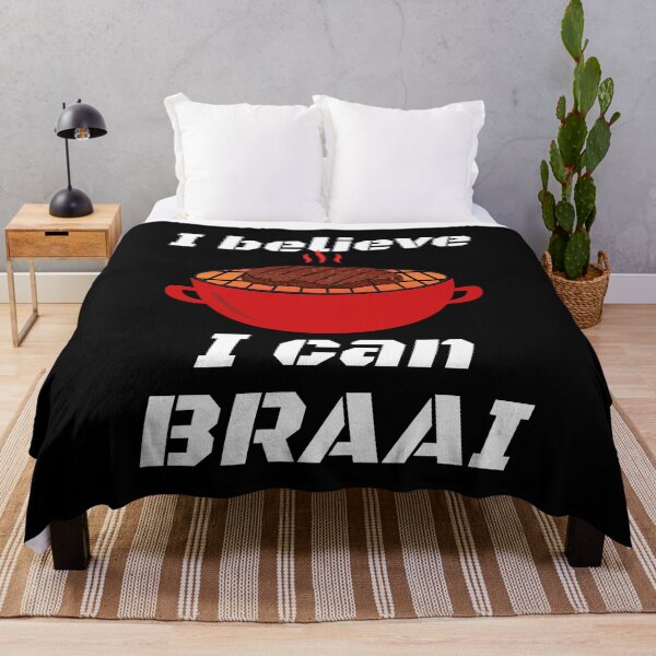 Item preview,  I believe I can braai (dark background) designed and sold by Jeeb-Arts.