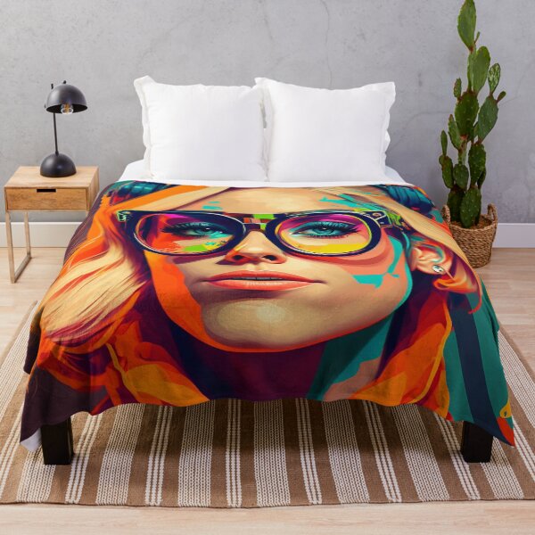 Item preview, Woman Wearing Goggles, Pop Art, Wall Art designed and sold by BySpinny.
