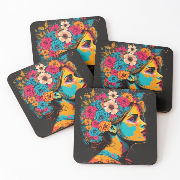 Item preview, Girl and Flower Pop Art: Add a Modern Twist to Your Wall Décor #MODEL 5 designed and sold by Thewallart.