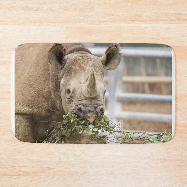 Item preview, Breakfast Time at the Rhino Enclosure designed and sold by LFPPhotography.