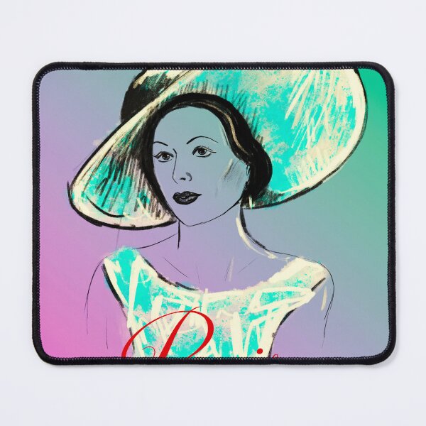 Item preview, A cute lady in a hat. Inscription Paris designed and sold by Arzu Abbas.