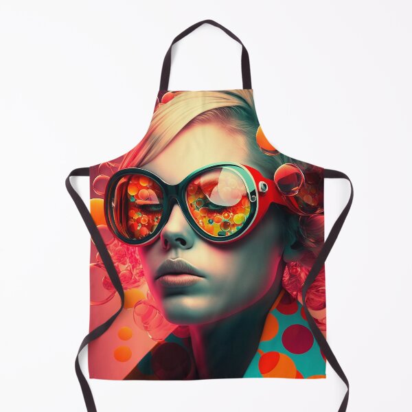 Item preview, Woman Wearing Goggles, Pop Art, Wall Art designed and sold by BySpinny.