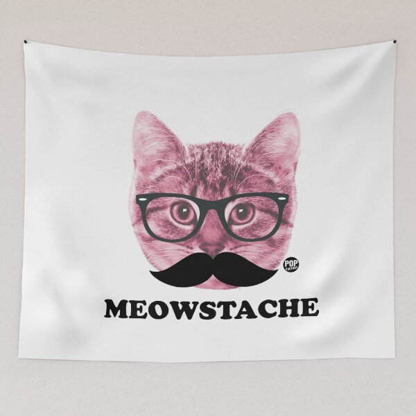 Item preview, Meowstache designed and sold by TODD GOLDMAN.