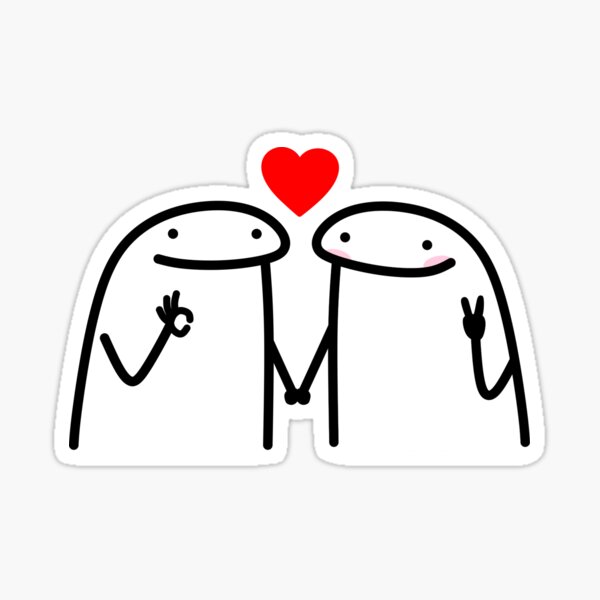 Pegatina Flork Día De San Valentín Amor Meme Pegatinas De Chstockofficial Redbubble 7451