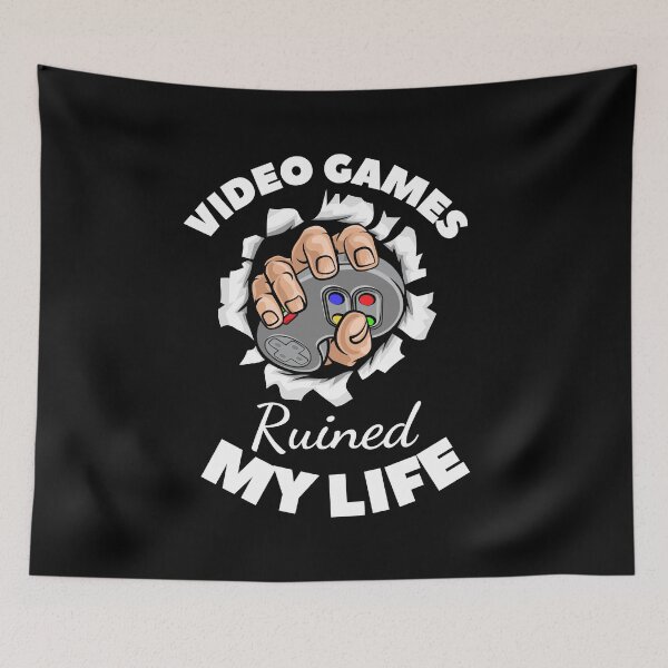 Item preview, Video Games Ruined My Life designed and sold by koki4you.