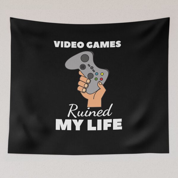 Item preview, Video Games Ruined My Life designed and sold by koki4you.