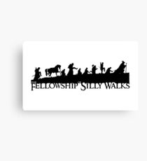 The Fellowship of Silly Walks Canvas Print