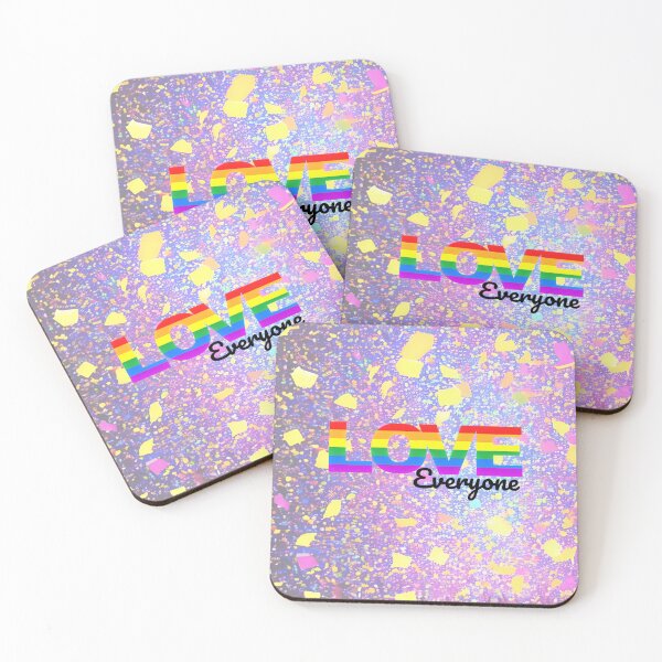 Item preview, LGBTQIA Pride Rainbow Love Everyone designed and sold by AnnasPride.