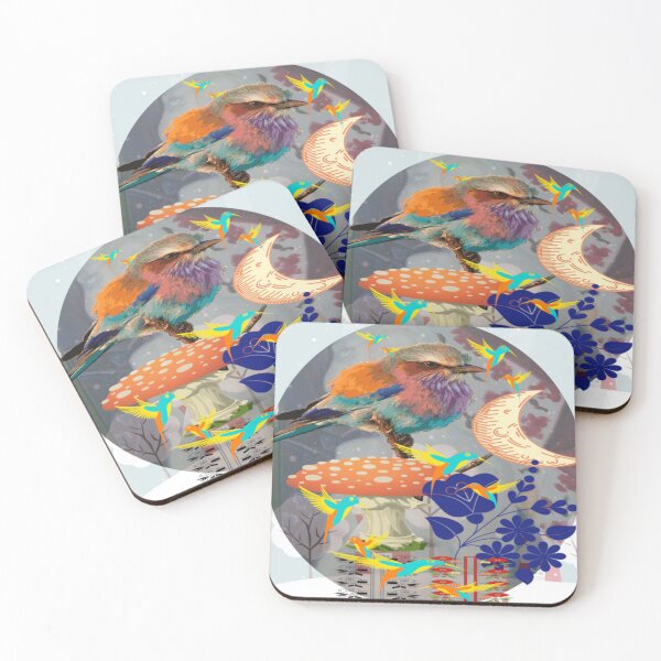 Item preview, birdy naive folk art designed and sold by Aquila Light Pictures.