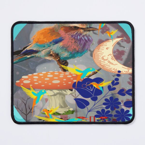 Item preview, birdy naive folk art designed and sold by Aquila Light Pictures.