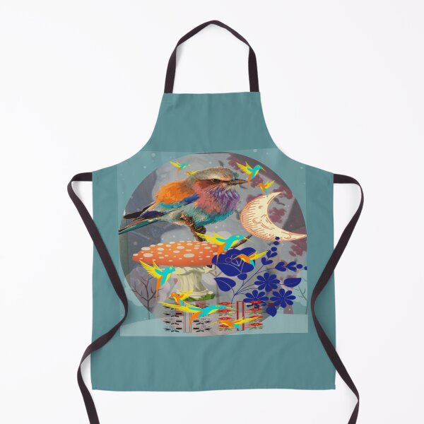 Item preview, birdy naive folk art designed and sold by Aquila Light Pictures.
