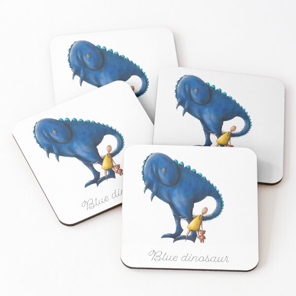 Item preview, Blue Dino (English text) designed and sold by Ansalart.