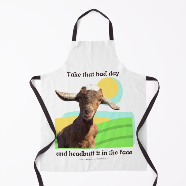Item preview, Bad Day Headbutts | Cute Goats | Funny Goats | Goat Puns designed and sold by PistolRidgeFarm.