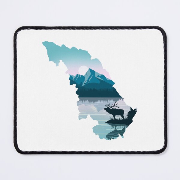 Item preview, Jasper National Park, map, landscape and nature designed and sold by landscapeworlds.