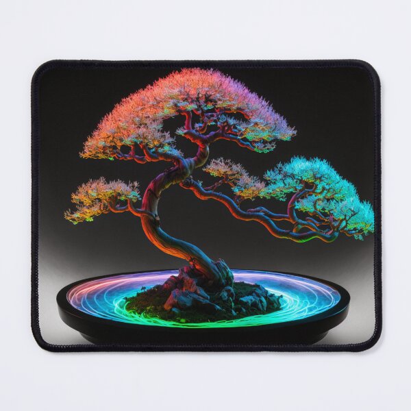 Item preview, Bonsai Tree Art-Neon Lights Bonsai Tree designed and sold by letsgetinspired.