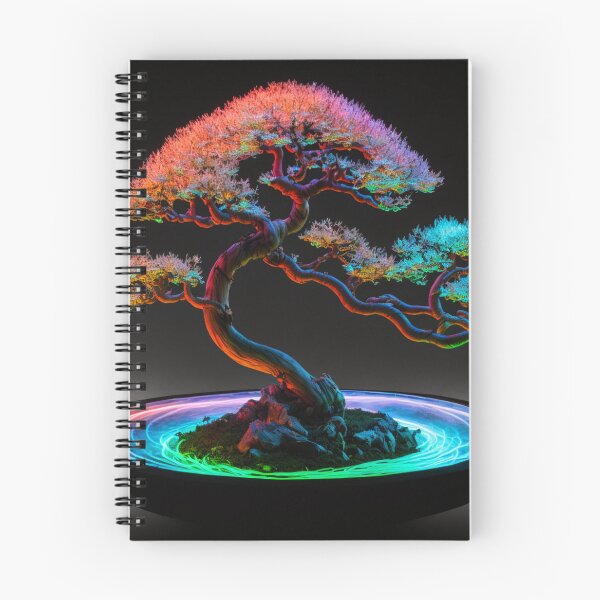 Item preview, Bonsai Tree Art-Neon Lights Bonsai Tree designed and sold by letsgetinspired.