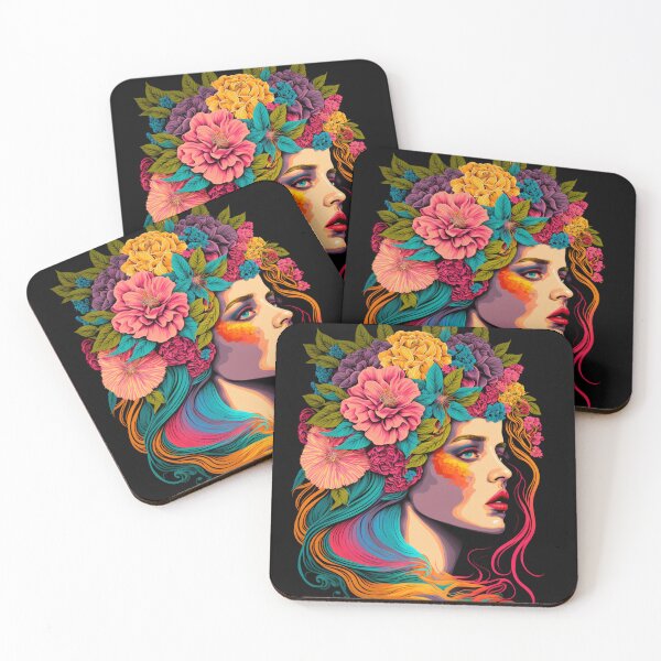 Item preview, Girl and Flower Pop Art: Add a Modern Twist to Your Wall Décor #MODEL 7 designed and sold by Thewallart.