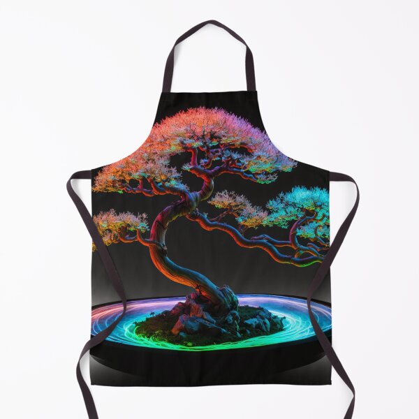 Item preview, Bonsai Tree Art-Neon Lights Bonsai Tree designed and sold by letsgetinspired.