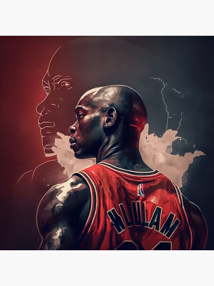 Michael Jordan #23 Chicago Bulls Artwork Rug