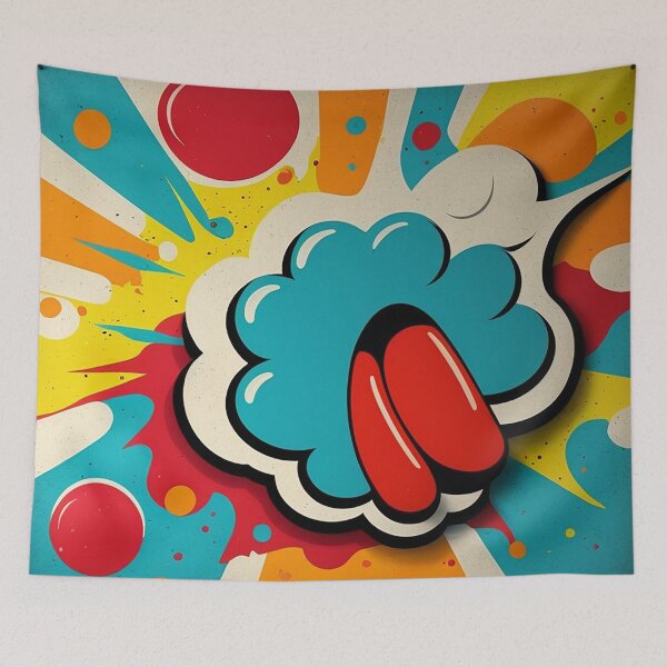 Item preview, Funky House Decor Wall Art - Abstract Artwork designed and sold by BySpinny.