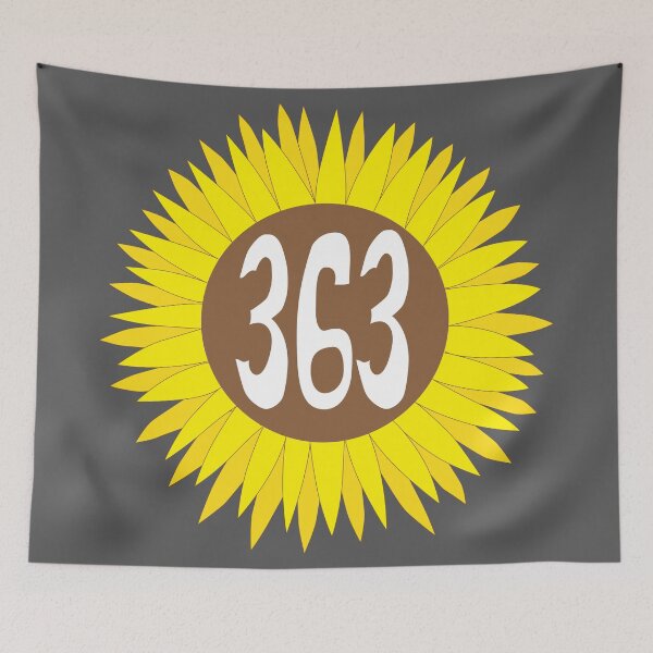 Artikelvorschau, Handgezeichnete Vorwahl New York Sunflower 363 entworfen und verkauft von itsrturn.