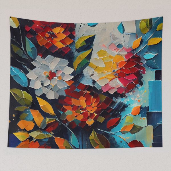 Item preview, Modern Abstract Flowers designed and sold by kamionari.