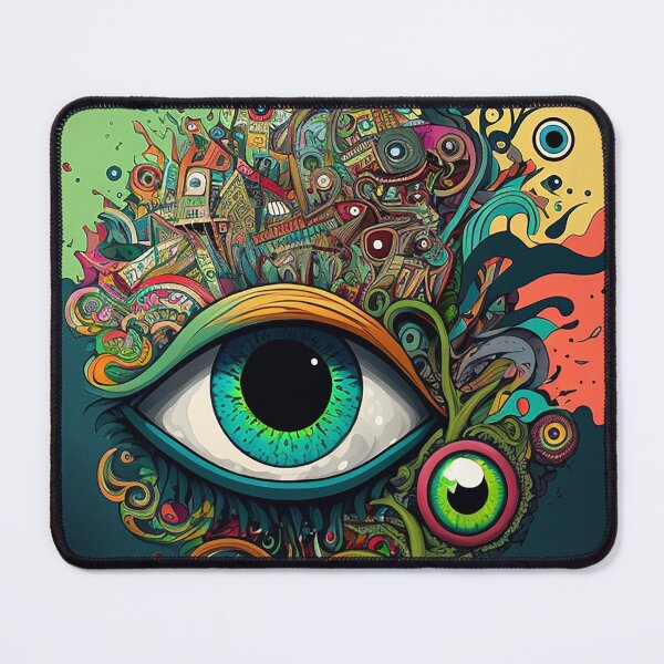 Item preview, Funky House Decor Wall Art - Eyeball Abstract Artwork designed and sold by BySpinny.