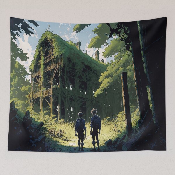 Item preview, Ancient House in the Woods  designed and sold by Hestilyass.