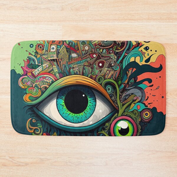 Item preview, Funky House Decor Wall Art - Eyeball Abstract Artwork designed and sold by BySpinny.