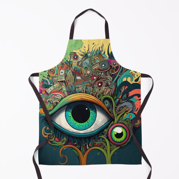 Item preview, Funky House Decor Wall Art - Eyeball Abstract Artwork designed and sold by BySpinny.