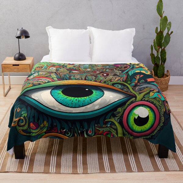 Item preview, Funky House Decor Wall Art - Eyeball Abstract Artwork designed and sold by BySpinny.
