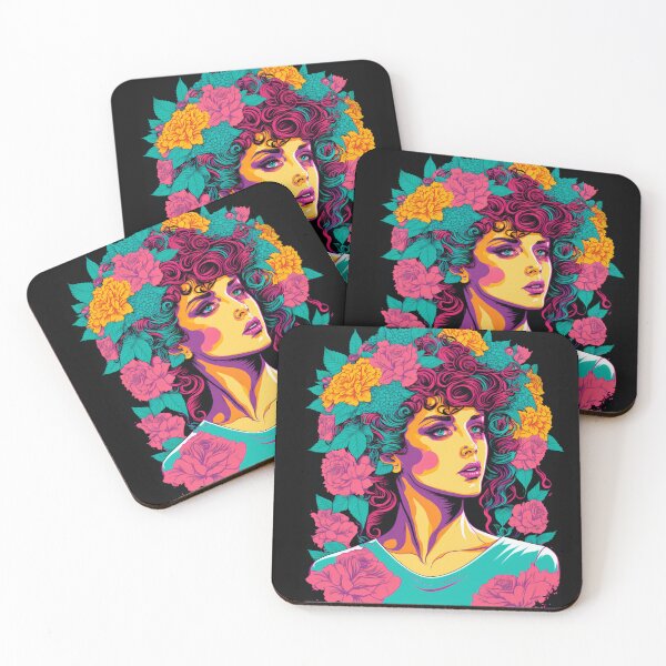 Item preview, Girl and Flower Pop Art: Add a Modern Twist to Your Wall Décor #MODEL 8 designed and sold by Thewallart.