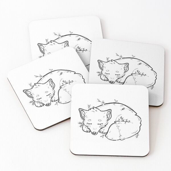 Item preview, sleepy foxy designed and sold by okamiiwitch.