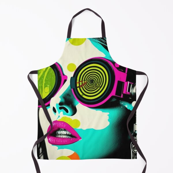Item preview, Woman Wearing Goggles, Pop Art, Wall Art designed and sold by BySpinny.