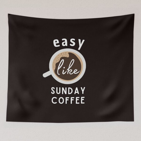 Item preview, easy like sunday coffee T-shirt mood shirt designed and sold by todoAwesome.