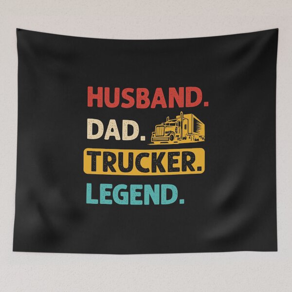 Item preview, Husband. Dad. Trucker. Legend. | trucker designed and sold by teez4dayz.