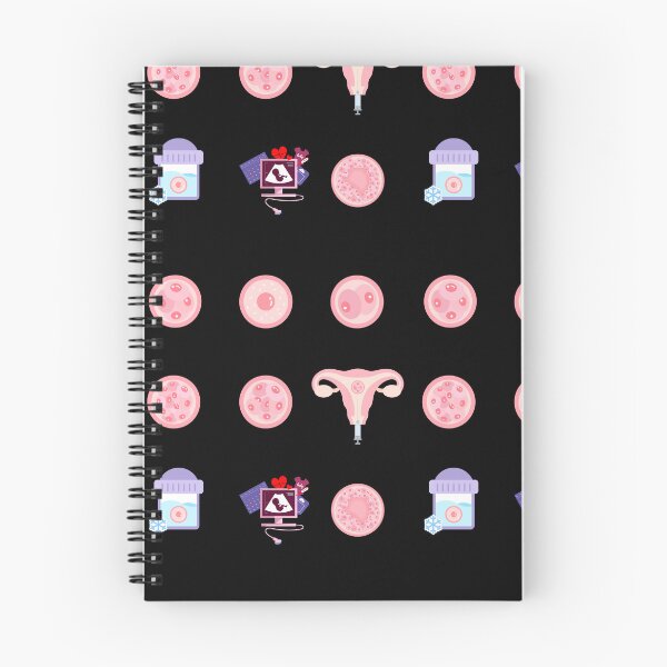 Item preview, Embryo transfer for fertility treatment pattern of blastocyst icons designed and sold by Lady-Frost.