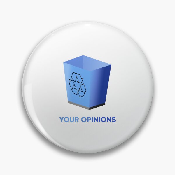 Item preview, Your opinions trash can  designed and sold by One Express.