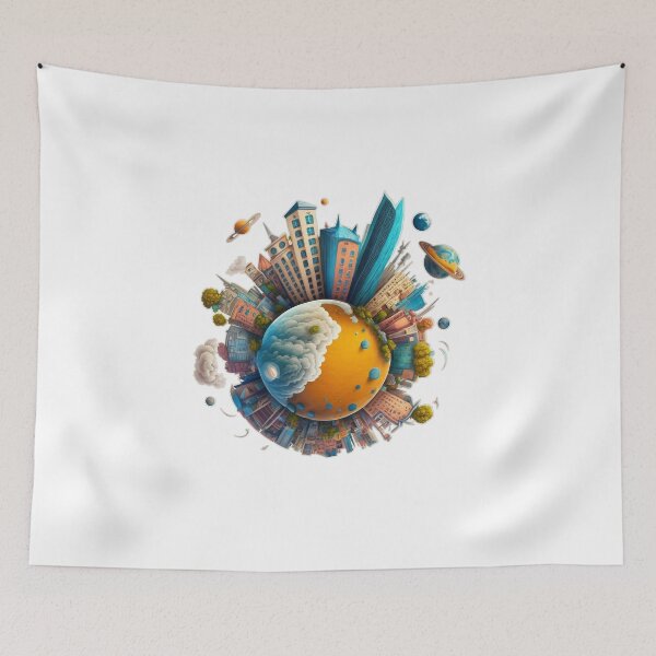 Item preview, Little planet - my city on earth designed and sold by Plastiche.