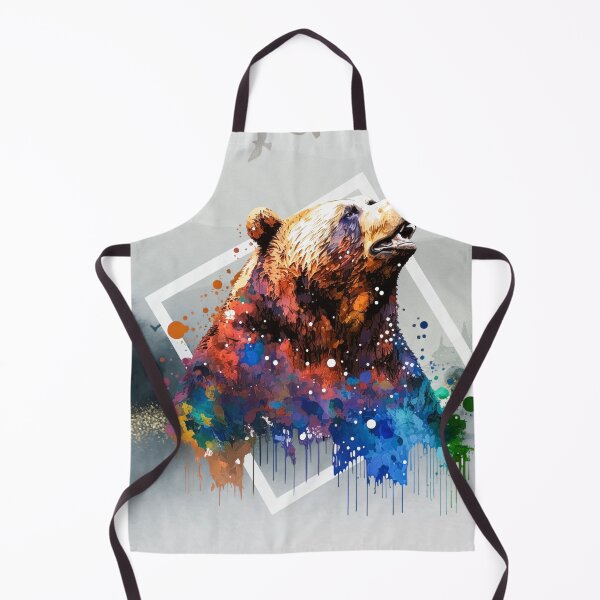Item preview, Berto the Bear WITH BACKGROUND - Watercolor Animal Series designed and sold by Bolg3r.