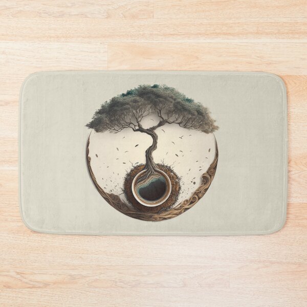 Item preview, tree coffee circle designed and sold by sammgdesign.