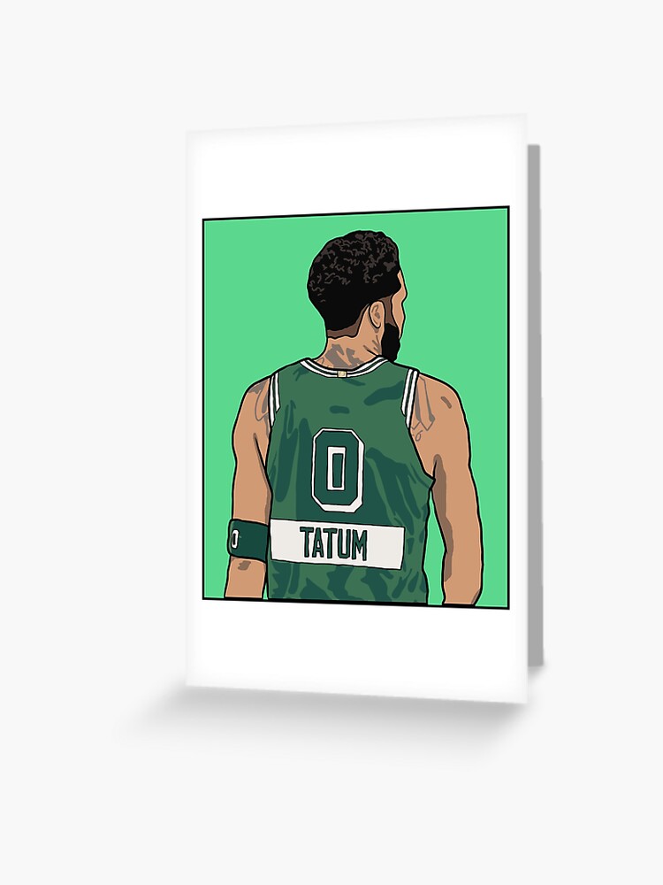 Jayson Tatum Back-To Greeting Card for Sale by RatTrapTees