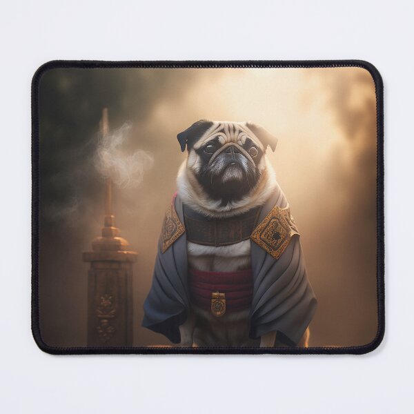 Item preview, Cool Samurai Pug #3 designed and sold by Artistic Pandas.