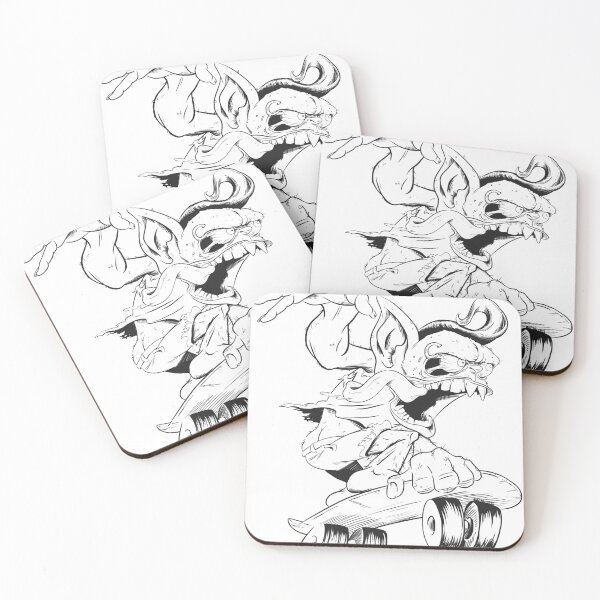 Item preview, Cartoon Skate Monster graphic designed and sold by WarrenMuzakArt.