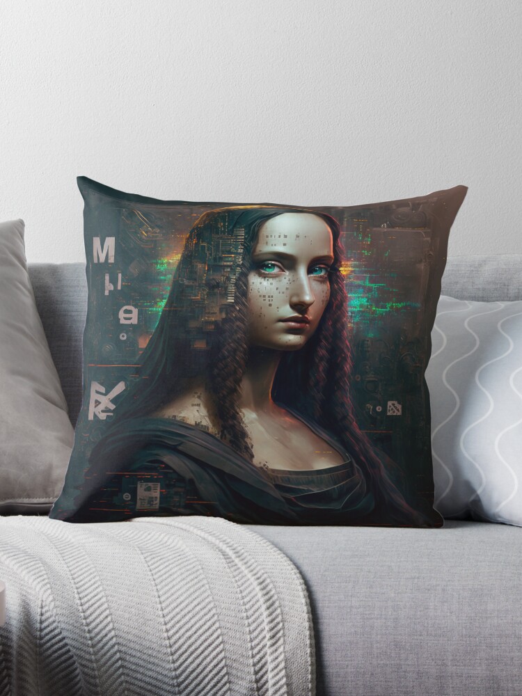 Monalize matrix Throw Pillow for Sale by PandoraLair