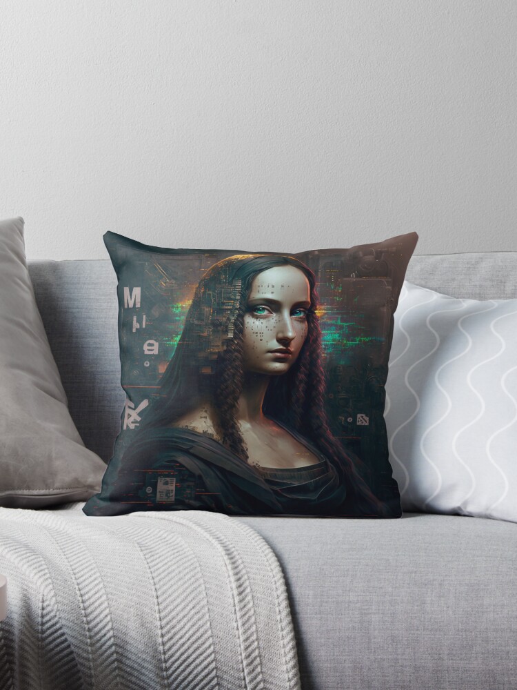 Monalize matrix Throw Pillow for Sale by PandoraLair