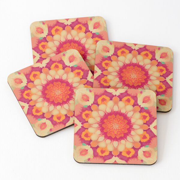 Item preview, Splash Floral Pink Orange designed and sold by Voyshop.