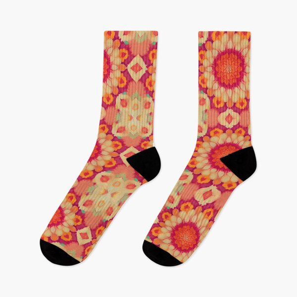 Item preview, Splash Floral Pink Orange designed and sold by Voyshop.