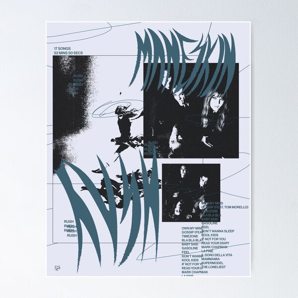 Item preview, Måneskin Rush Print designed and sold by planetjuniper.